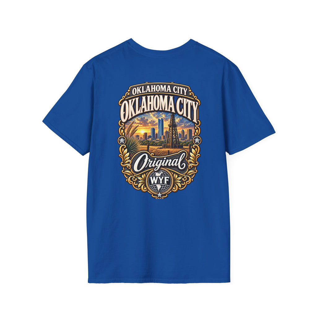 WYF Oklahoma City T-Shirt | Oklahoma City Souvenir & Where You From Streetwear