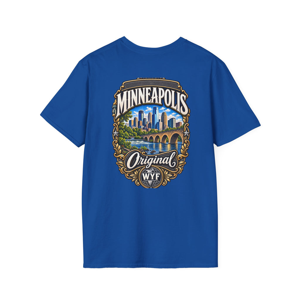 WYF Minneapolis T-Shirt | Minneapolis Souvenir & Where You From Streetwear