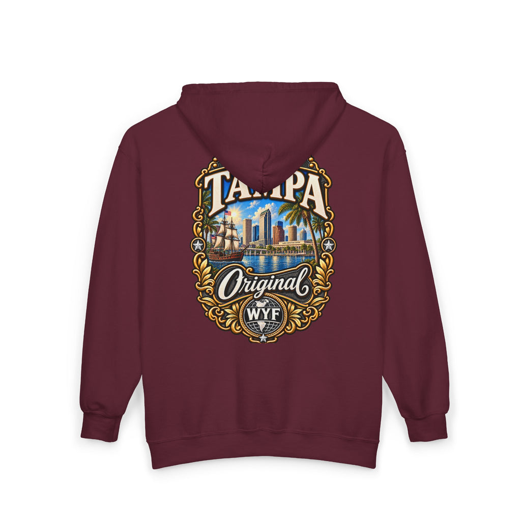 WYF Tampa Full-Zip Hoodie | Tampa Souvenir & Where You From Streetwear