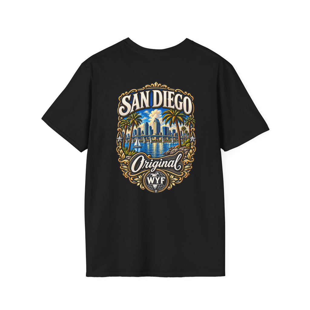 WYF San Diego T-Shirt | San Diego Souvenir & Where You From Streetwear