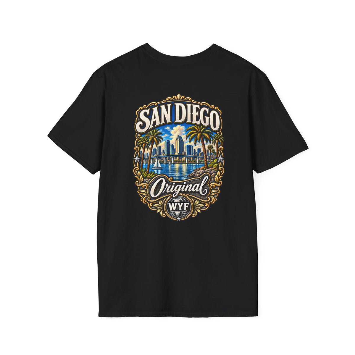 WYF San Diego T-Shirt | San Diego Souvenir & Where You From Streetwear