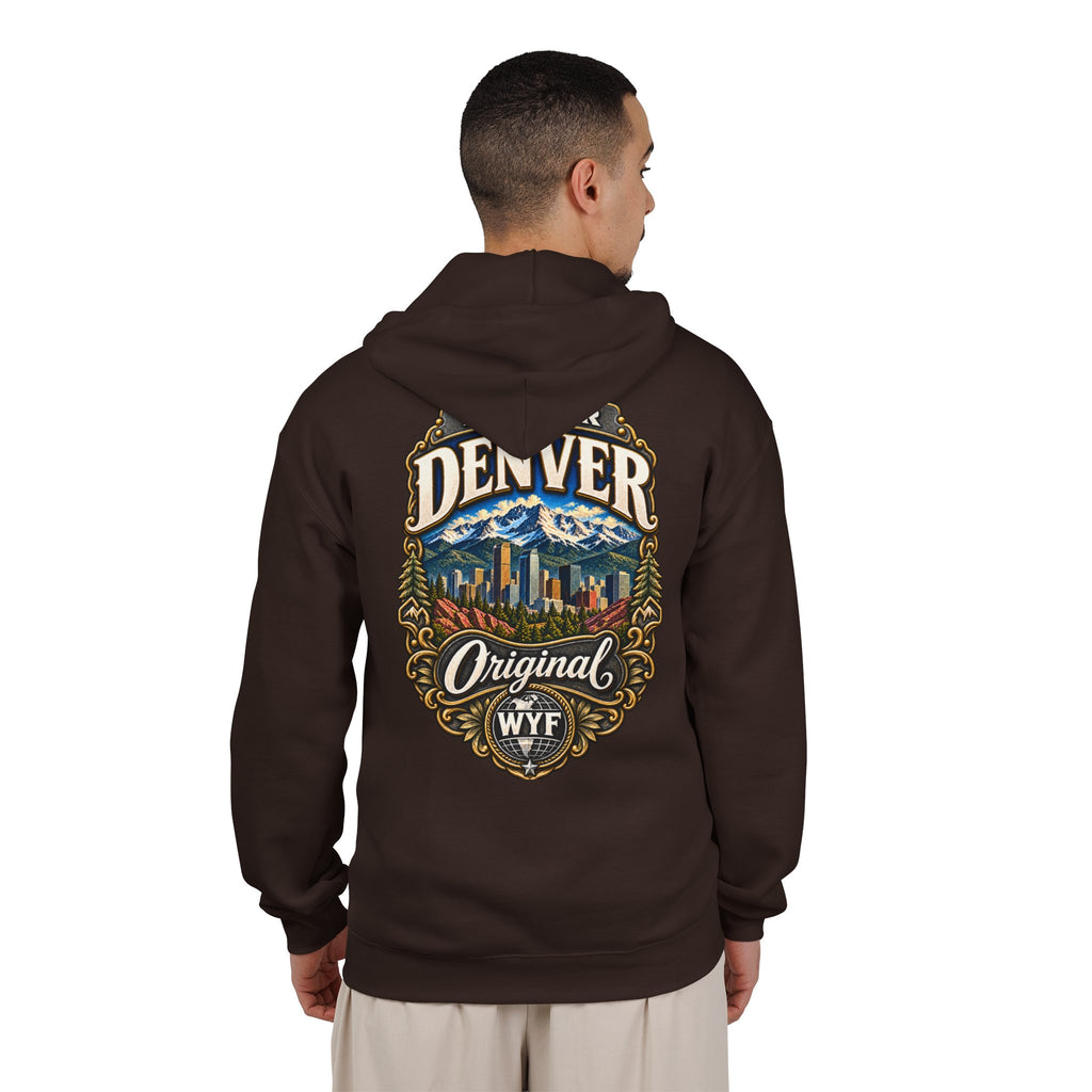 WYF Denver Full-Zip Hoodie | Denver Souvenir & Where You From Streetwear