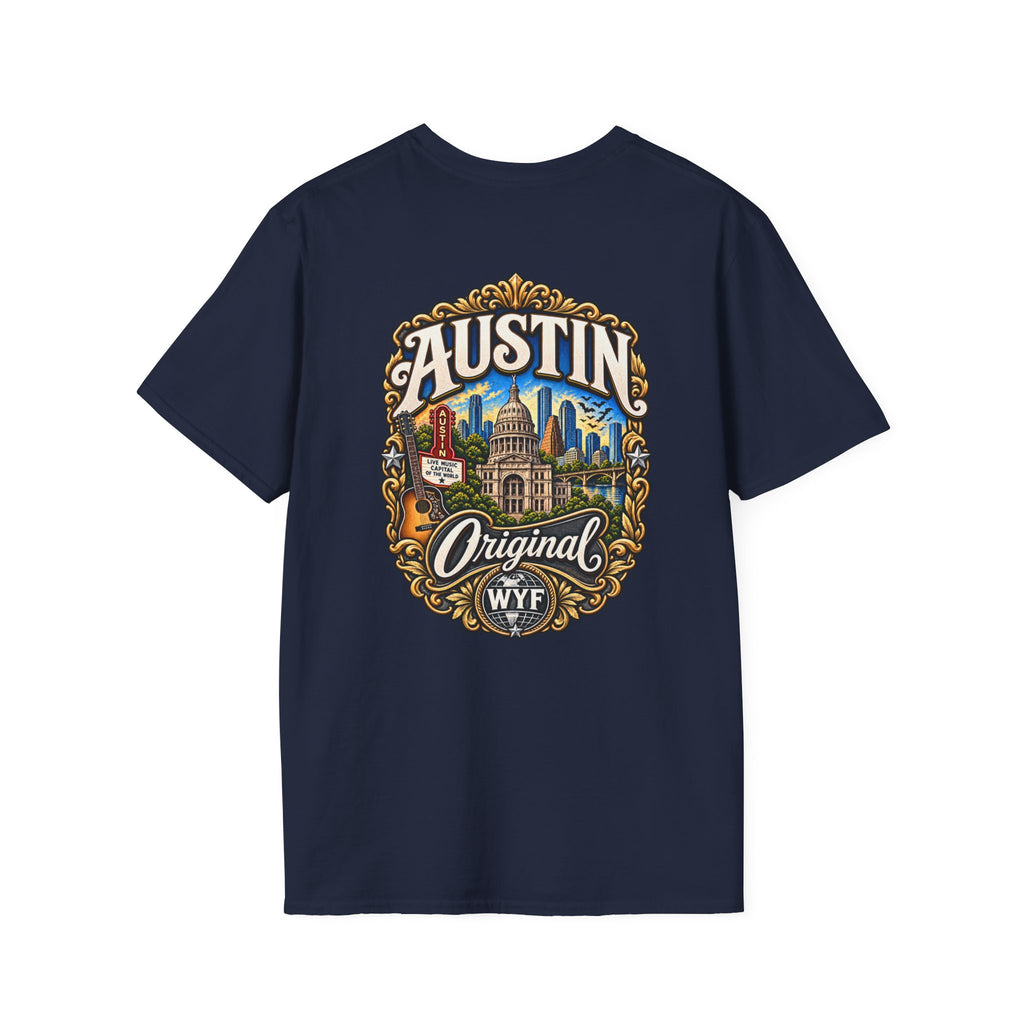 WYF Austin T-Shirt | Austin Souvenir & Where You From Streetwear