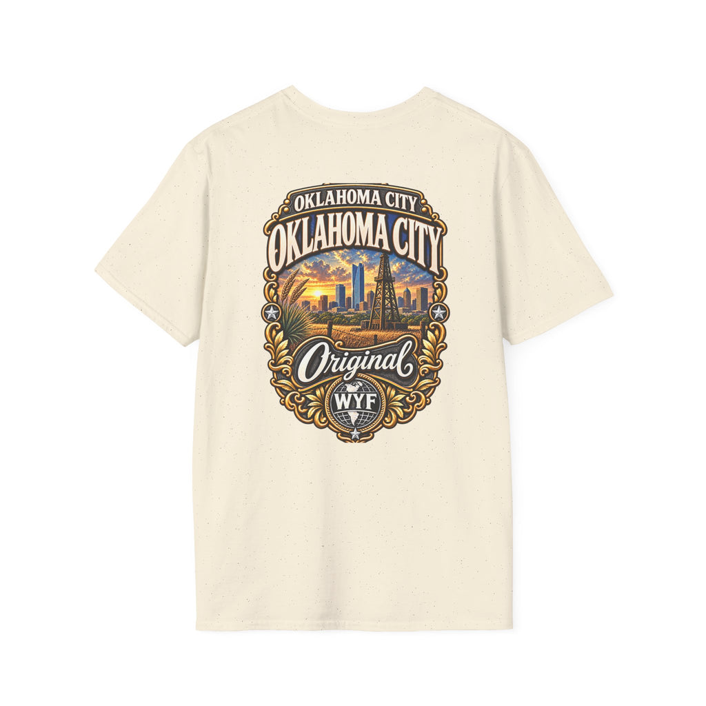 WYF Oklahoma City T-Shirt | Oklahoma City Souvenir & Where You From Streetwear