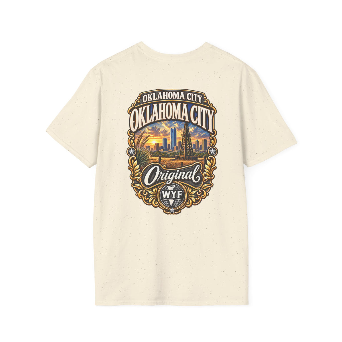 WYF Oklahoma City T-Shirt | Oklahoma City Souvenir & Where You From Streetwear