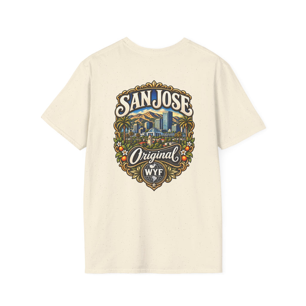 WYF San Jose T-Shirt | San Jose Souvenir & Where You From Streetwear