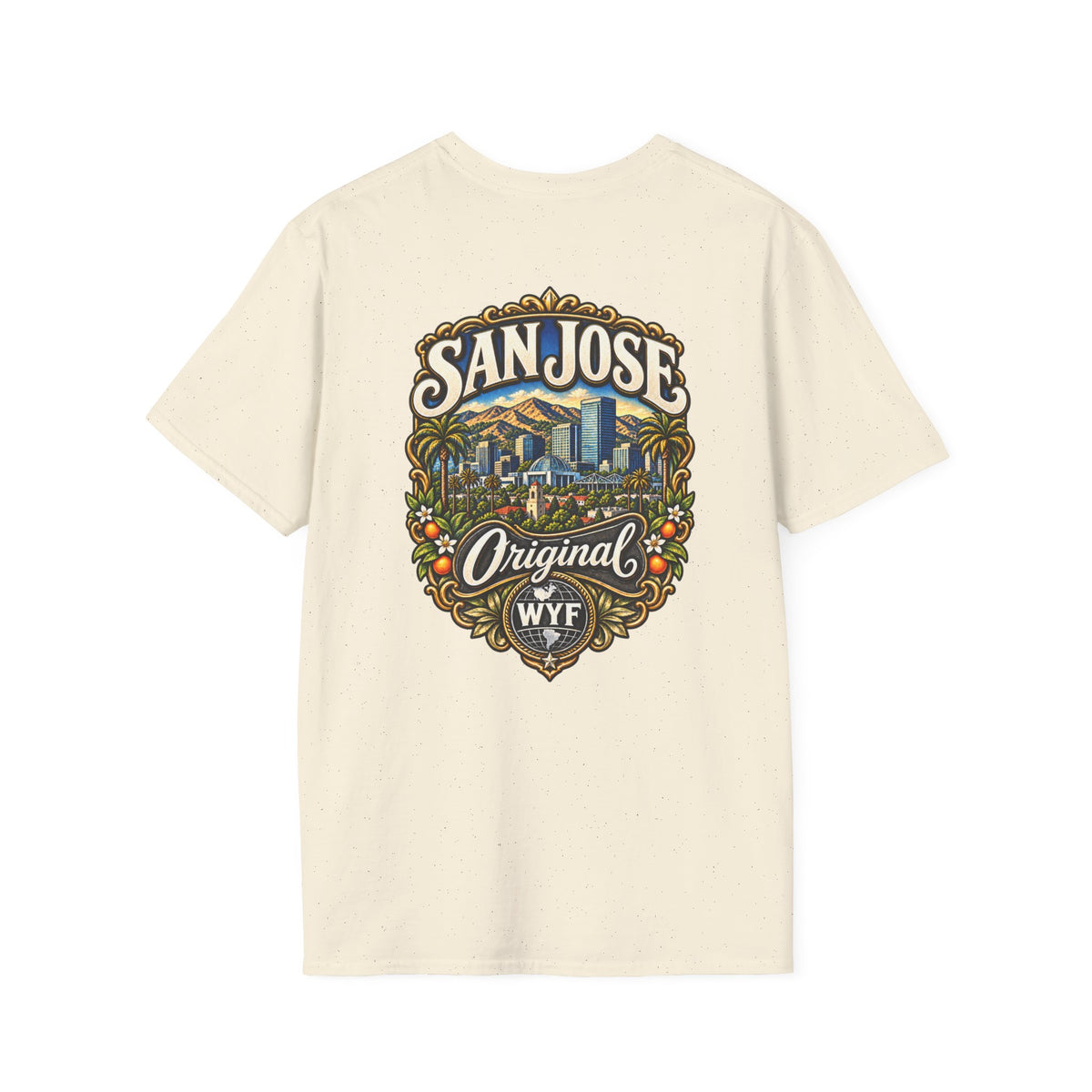 WYF San Jose T-Shirt | San Jose Souvenir & Where You From Streetwear