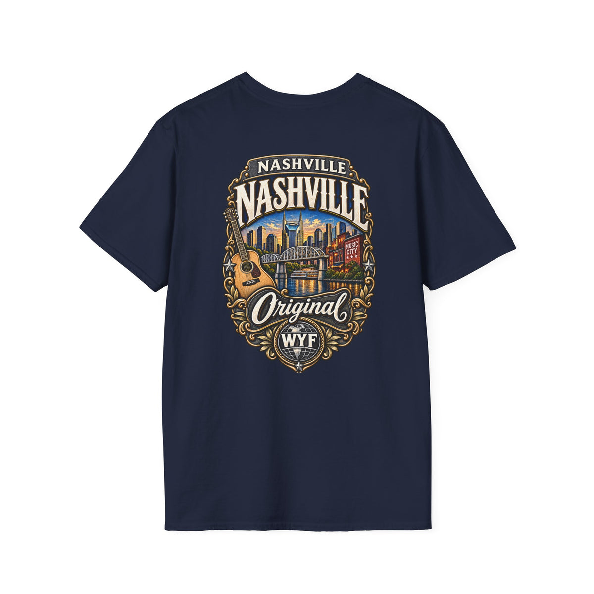 WYF Nashville T-Shirt | Nashville Souvenir & Where You From Streetwear