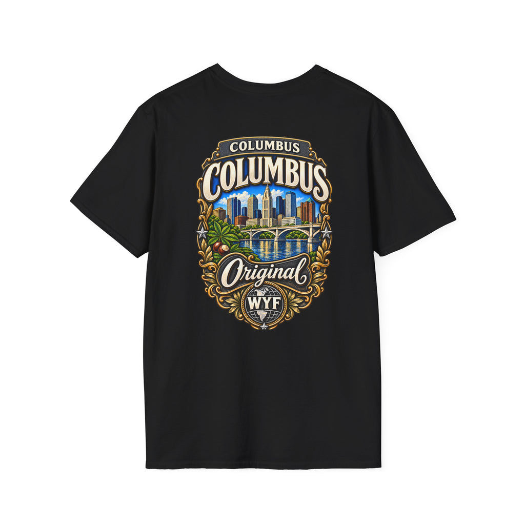 WYF Columbus T-Shirt | Columbus Souvenir & Where You From Streetwear
