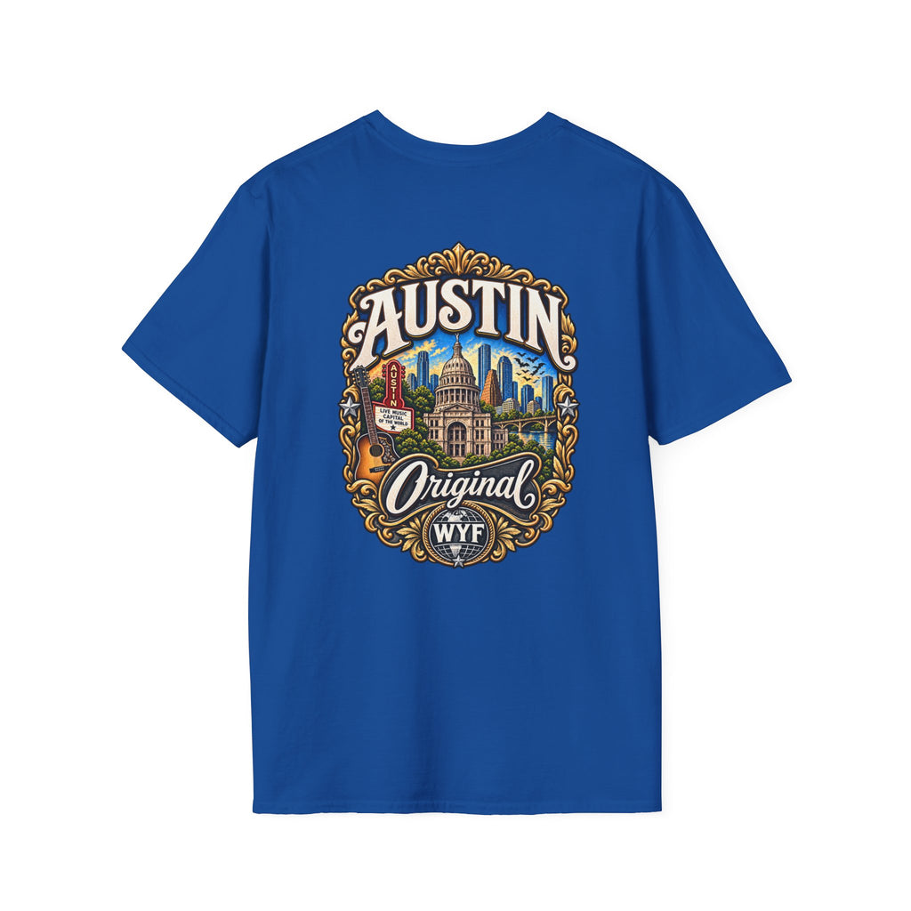WYF Austin T-Shirt | Austin Souvenir & Where You From Streetwear