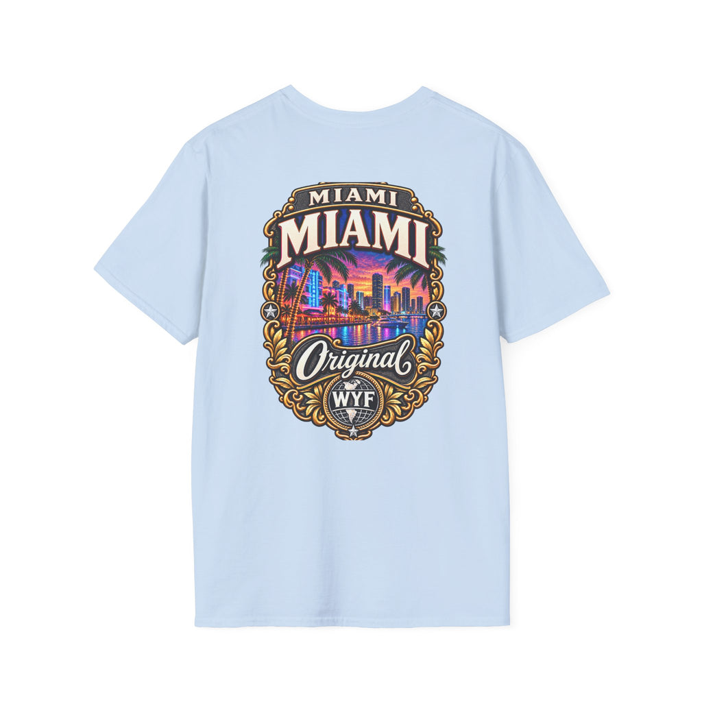 WYF Miami T-Shirt | Miami Souvenir & Where You From Streetwear