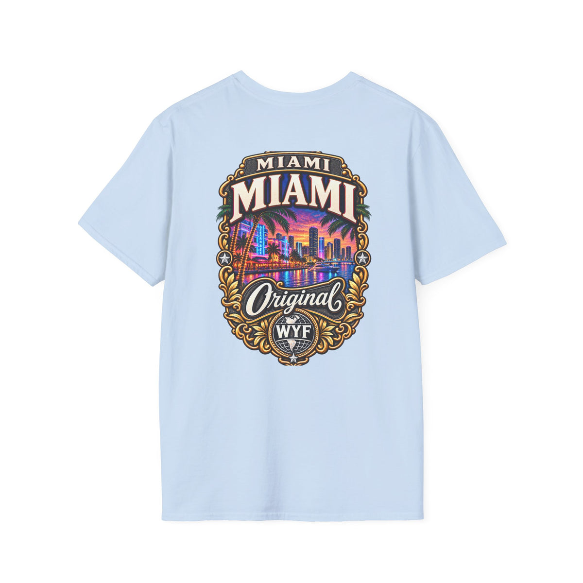 WYF Miami T-Shirt | Miami Souvenir & Where You From Streetwear