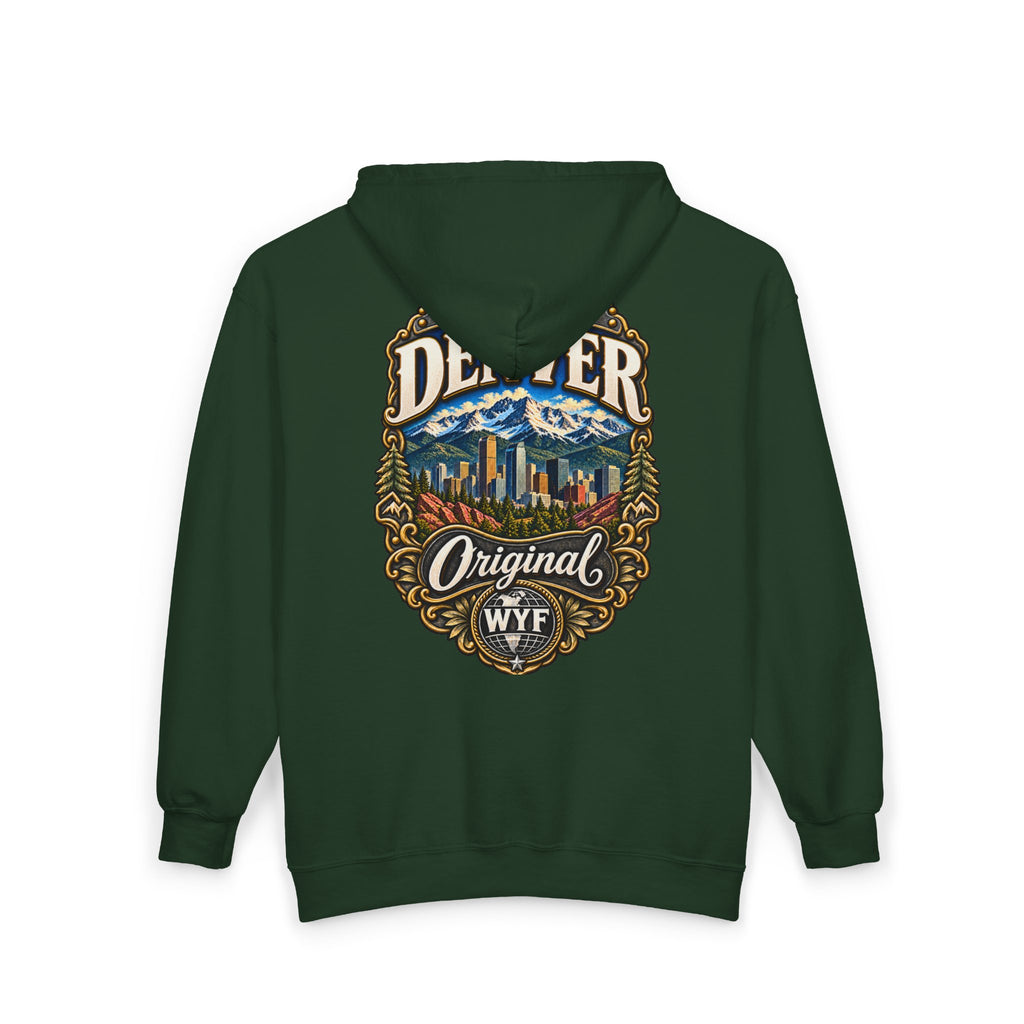 WYF Denver Full-Zip Hoodie | Denver Souvenir & Where You From Streetwear
