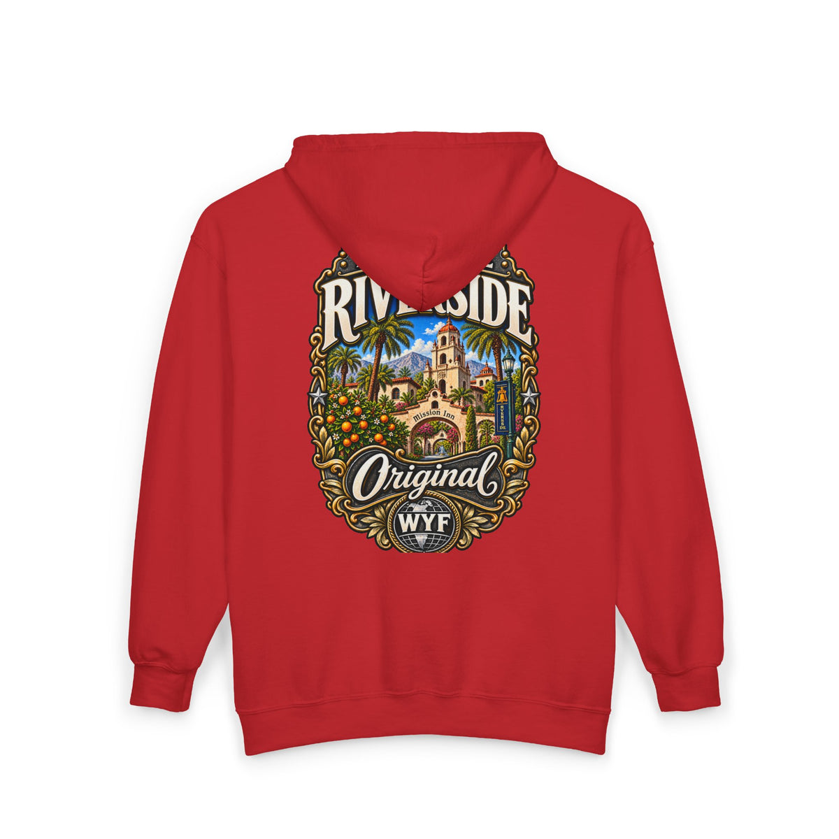 WYF Riverside Full-Zip Hoodie | Riverside Souvenir & Where You From Streetwear