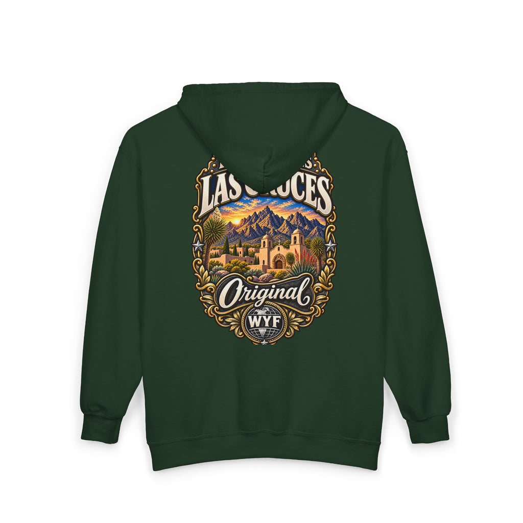 WYF Las Cruces Full-Zip Hoodie | Las Cruces Souvenir & Where You From Streetwear