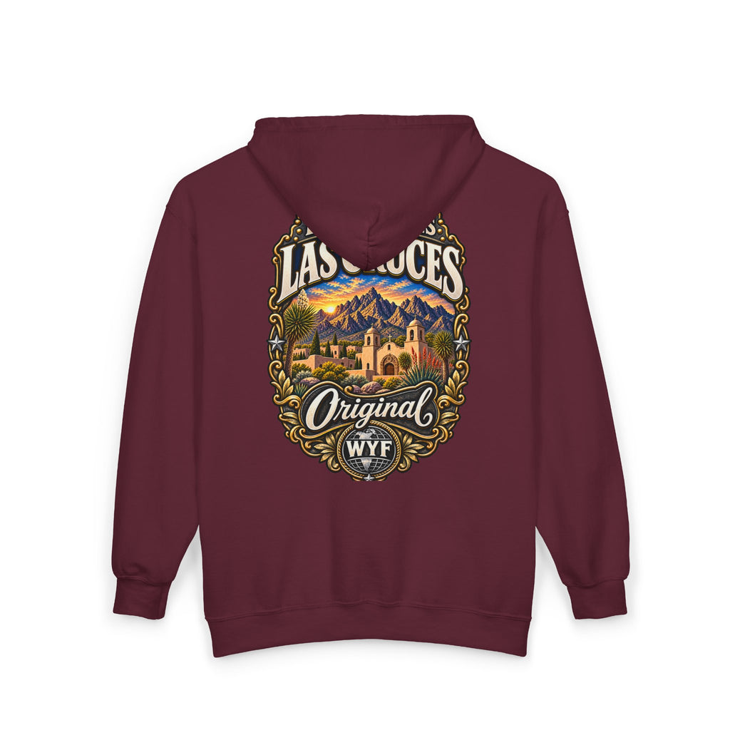 WYF Las Cruces Full-Zip Hoodie | Las Cruces Souvenir & Where You From Streetwear