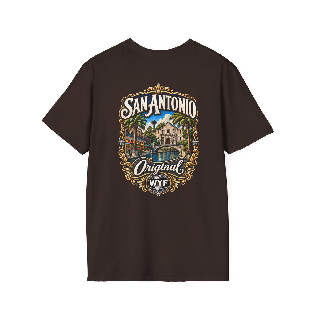WYF San Antonio T-Shirt | San Antonio Souvenir & Where You From Streetwear