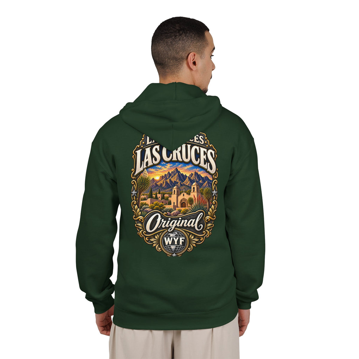 WYF Las Cruces Full-Zip Hoodie | Las Cruces Souvenir & Where You From Streetwear