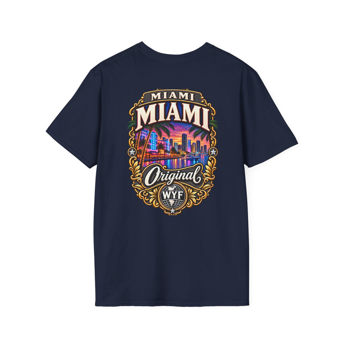 WYF Miami T-Shirt | Miami Souvenir & Where You From Streetwear