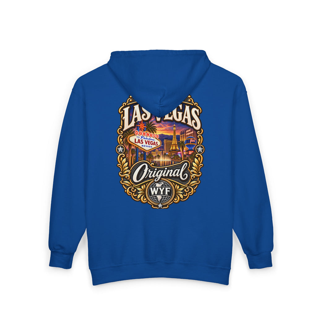 WYF Las Vegas Full-Zip Hoodie | Las Vegas Souvenir & Where You From Streetwear
