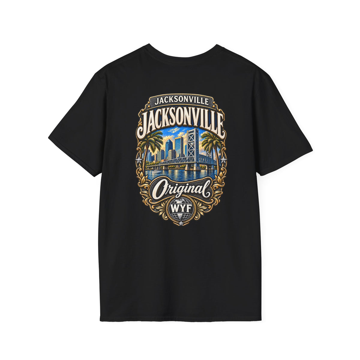 WYF Jacksonville T-Shirt | Jacksonville Souvenir & Where You From Streetwear