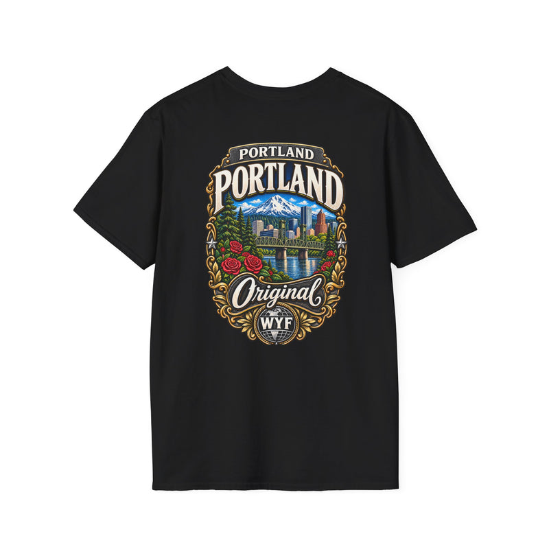 WYF Portland T-Shirt | Portland Souvenir & Where You From Streetwear
