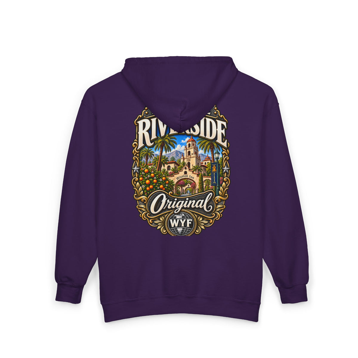 WYF Riverside Full-Zip Hoodie | Riverside Souvenir & Where You From Streetwear