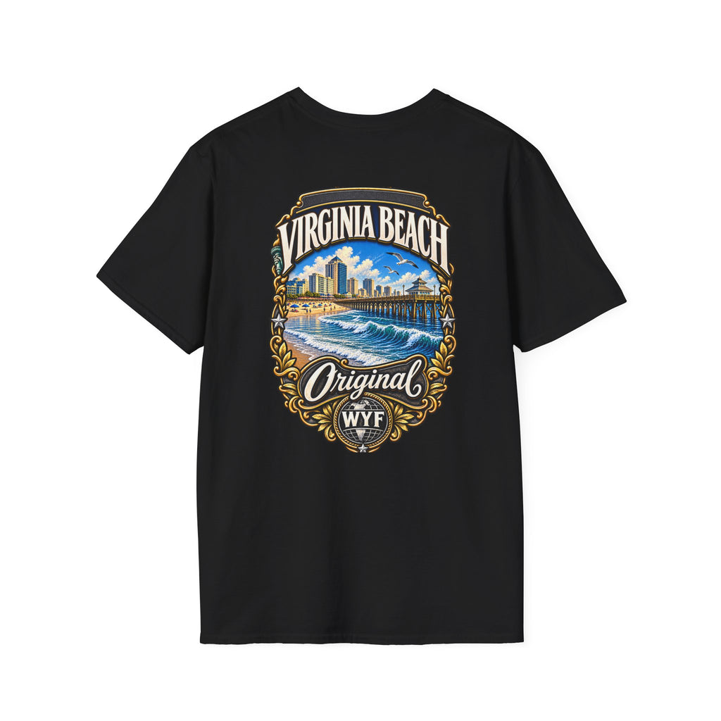 WYF Virginia Beach T-Shirt | Virginia Beach Souvenir & Where You From Streetwear