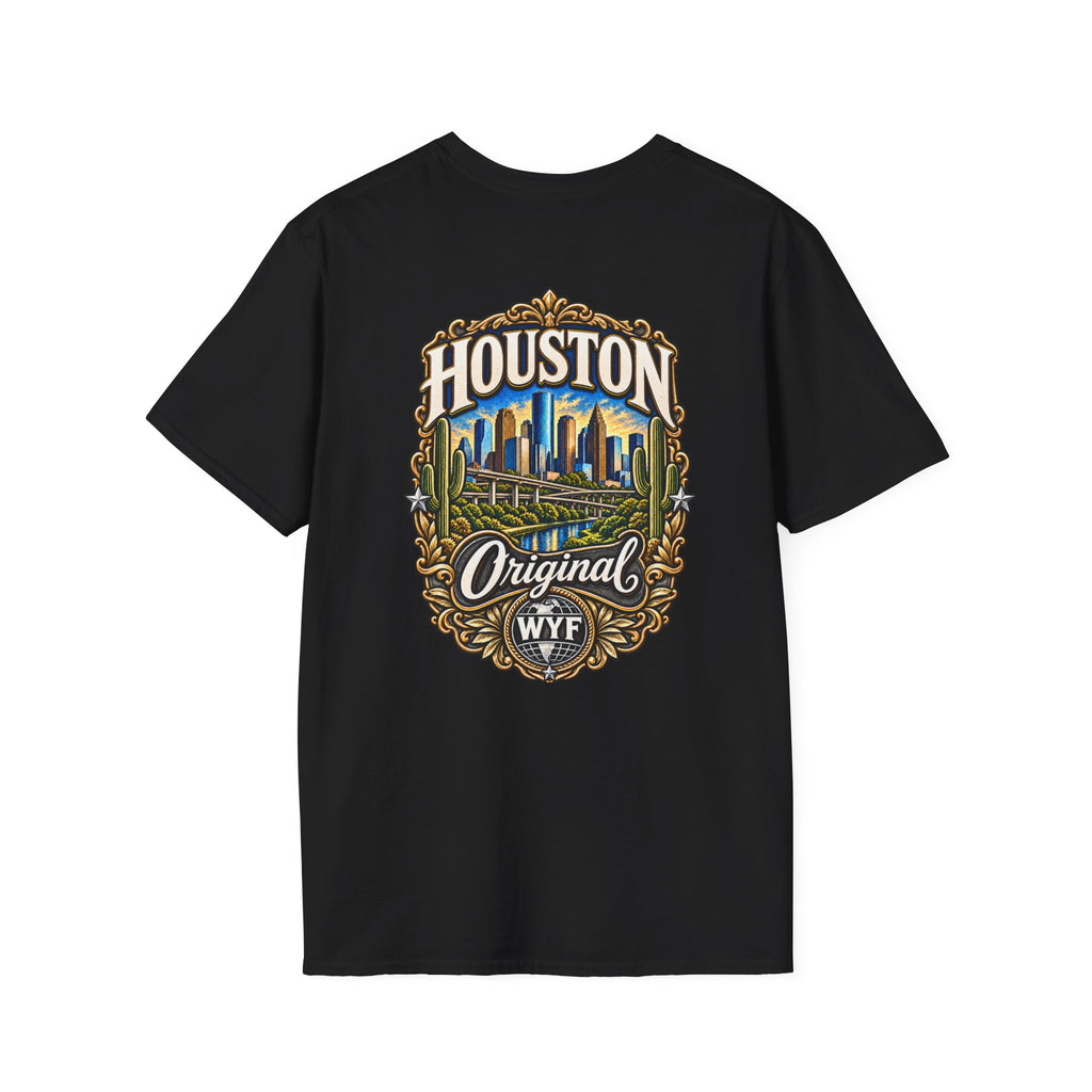 WYF Houston T-Shirt | Houston Souvenir & Where You From Streetwear