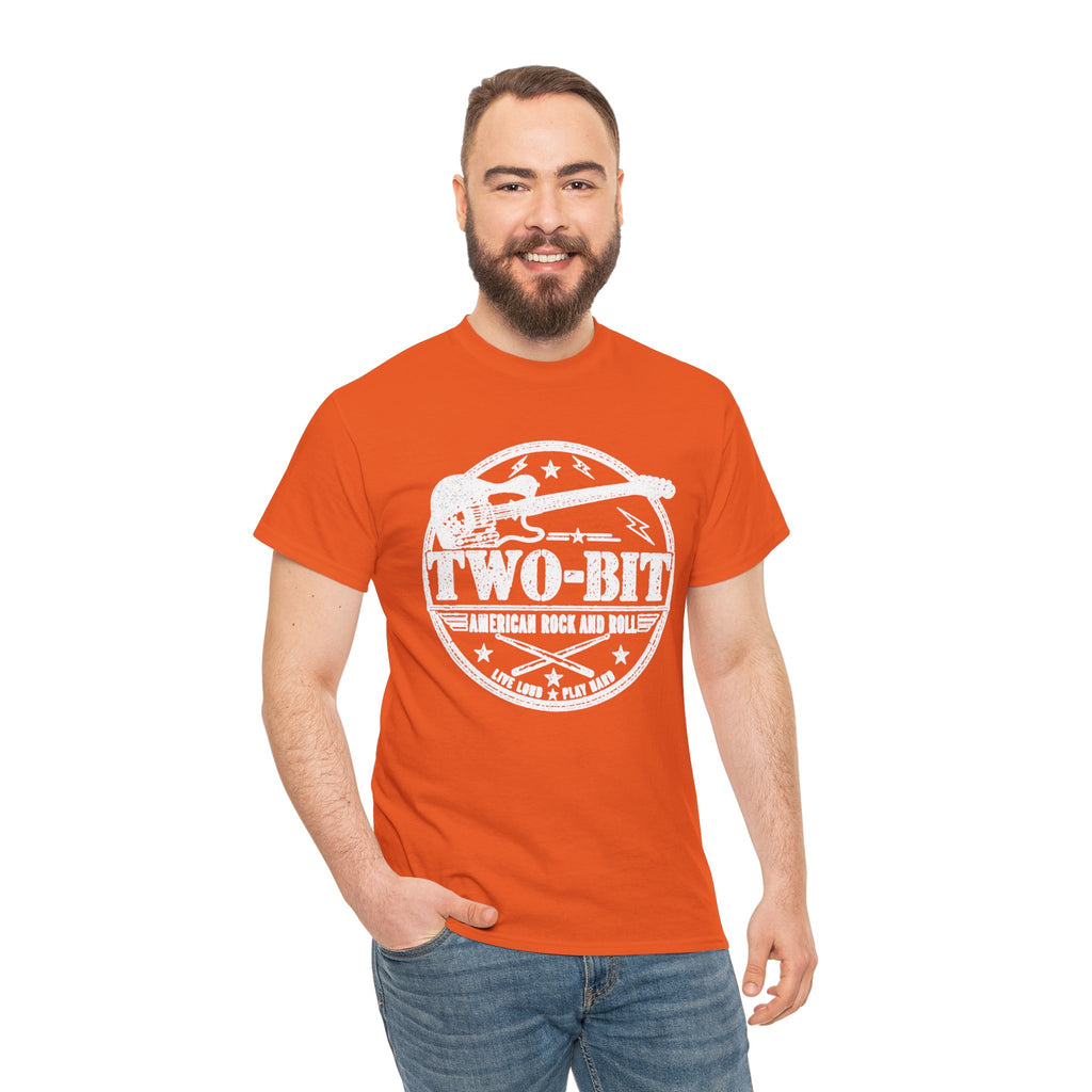 Two-Bit American Rock T-Shirt — Vintage Guitar Band Tee