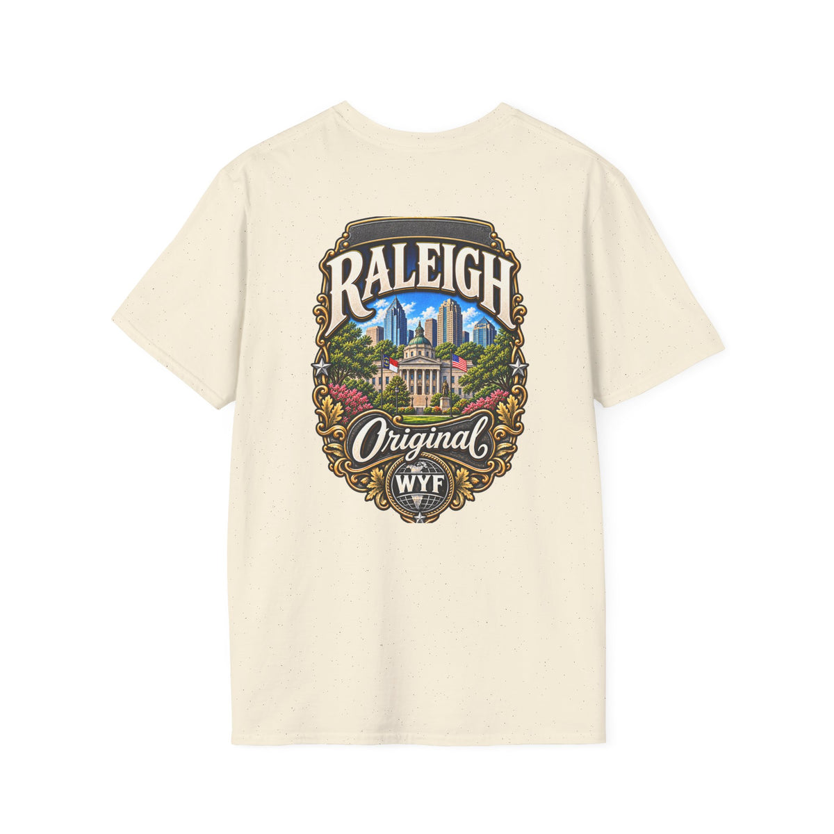 WYF Raleigh T-Shirt | Raleigh Souvenir & Where You From Streetwear