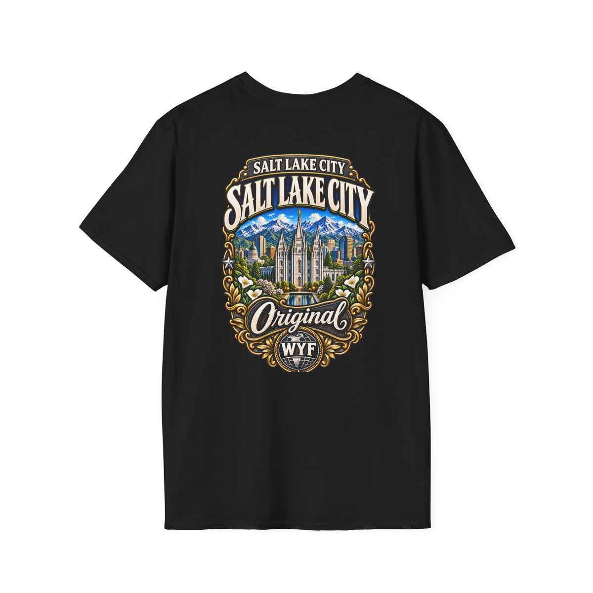 WYF Salt Lake City T-Shirt | Salt Lake City Souvenir & Where You From Streetwear