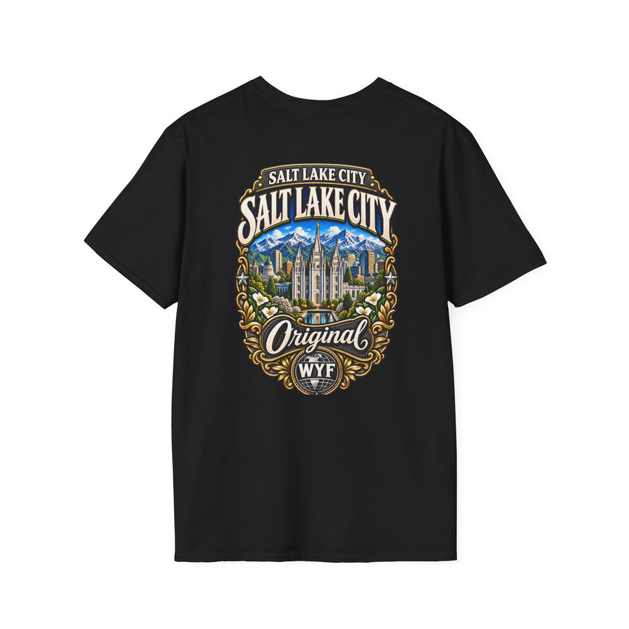 WYF Salt Lake City T-Shirt | Salt Lake City Souvenir & Where You From Streetwear