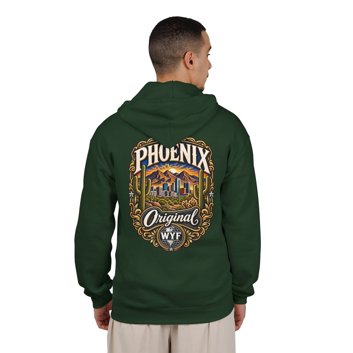 WYF Phoenix Full-Zip Hoodie | Phoenix Souvenir & Where You From Streetwear