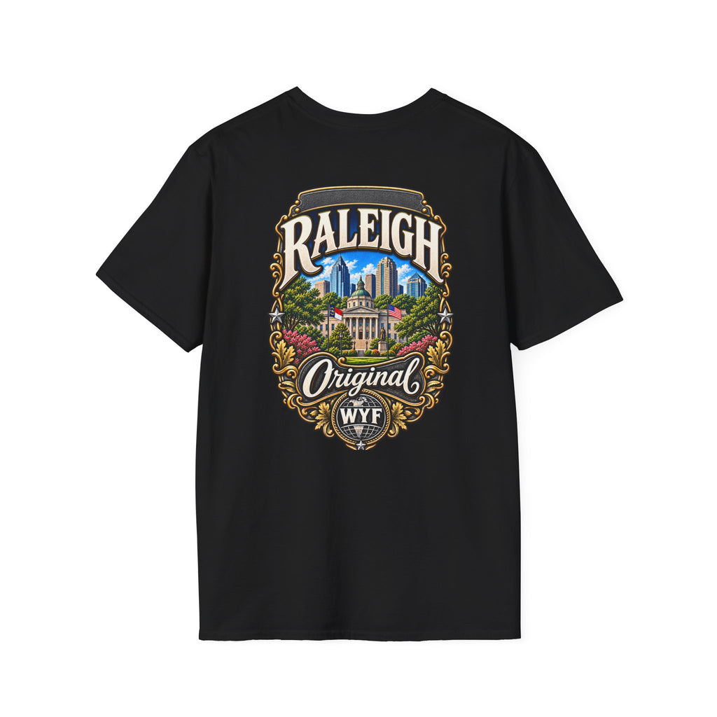 WYF Raleigh T-Shirt | Raleigh Souvenir & Where You From Streetwear