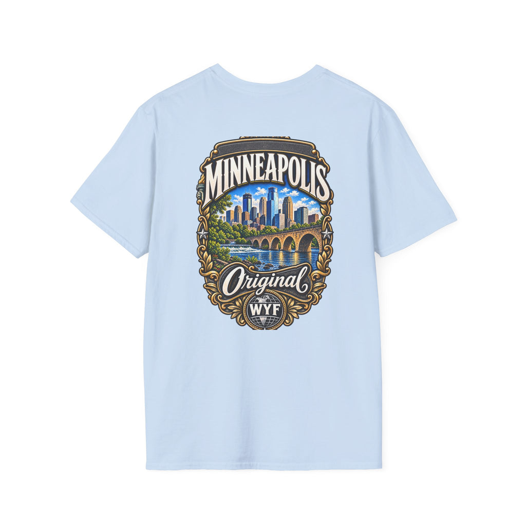 WYF Minneapolis T-Shirt | Minneapolis Souvenir & Where You From Streetwear