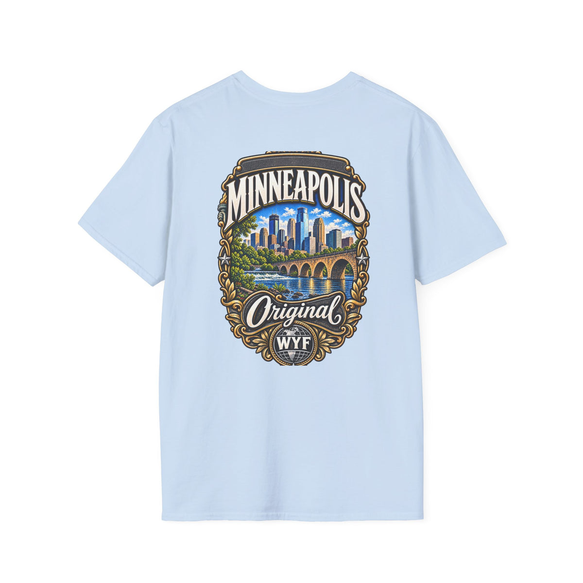 WYF Minneapolis T-Shirt | Minneapolis Souvenir & Where You From Streetwear