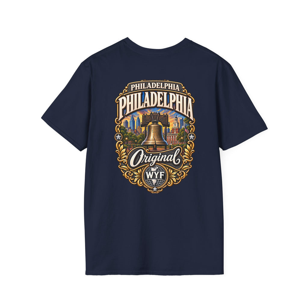 WYF Philadelphia T-Shirt | Philadelphia Souvenir & Where You From Streetwear
