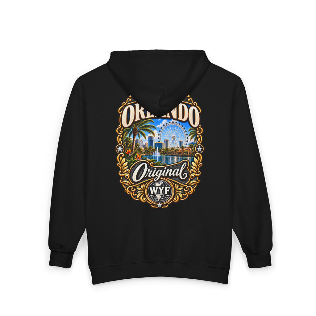 WYF Orlando Full-Zip Hoodie | Orlando Souvenir & Where You From Streetwear