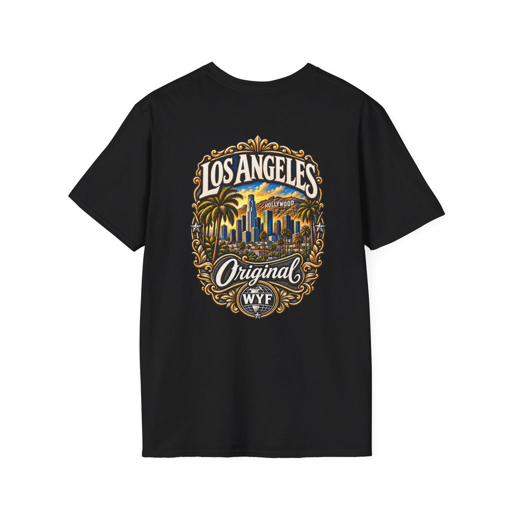WYF Los Angeles T-Shirt | Los Angeles Souvenir & Where You From Streetwear