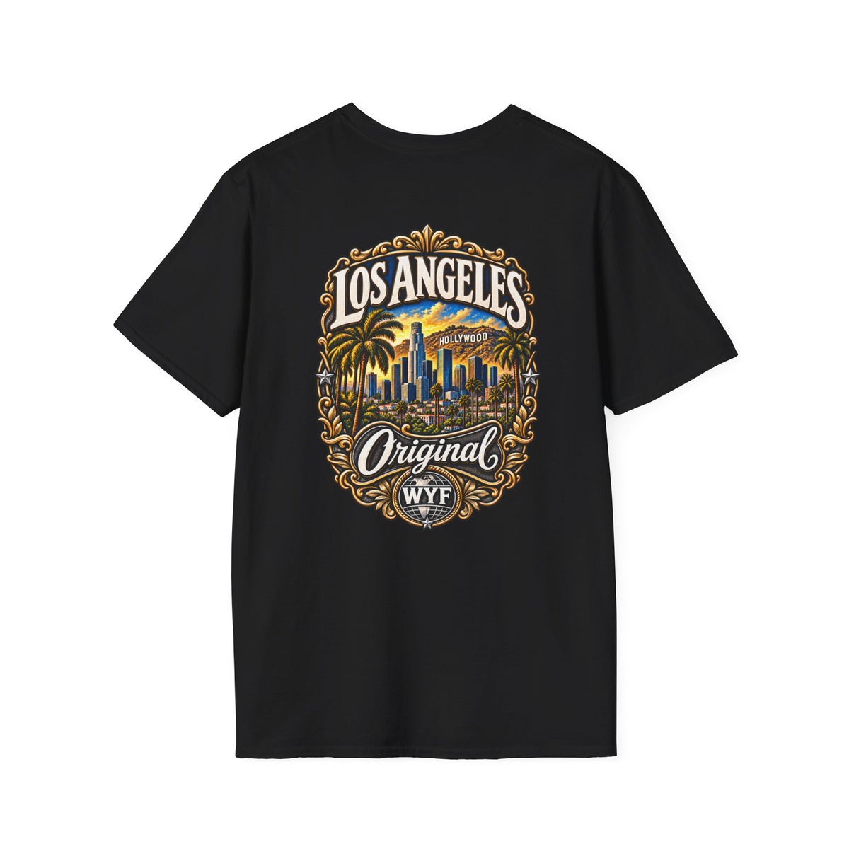 WYF Los Angeles T-Shirt | Los Angeles Souvenir & Where You From Streetwear