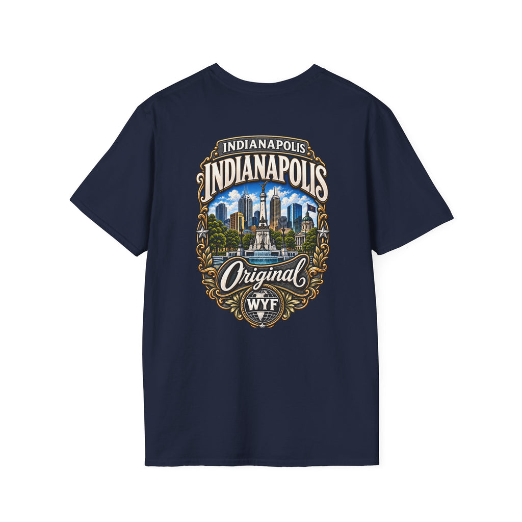 WYF Indianapolis T-Shirt | Indianapolis Souvenir & Where You From Streetwear