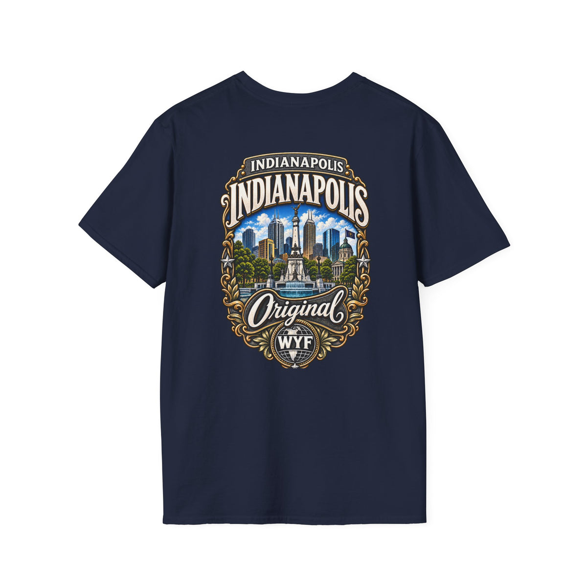 WYF Indianapolis T-Shirt | Indianapolis Souvenir & Where You From Streetwear
