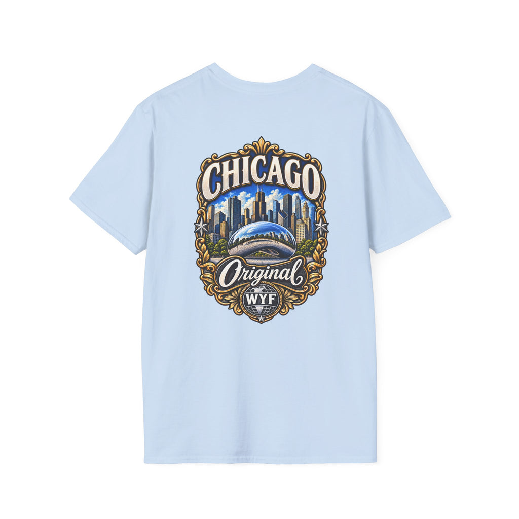 WYF Chicago T-Shirt | Chicago Souvenir & Where You From Streetwear