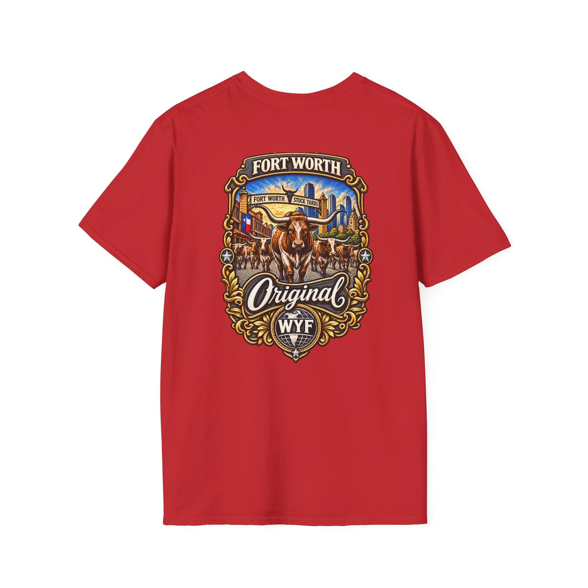 WYF Fort Worth T-Shirt | Fort Worth Souvenir & Where You From Streetwear