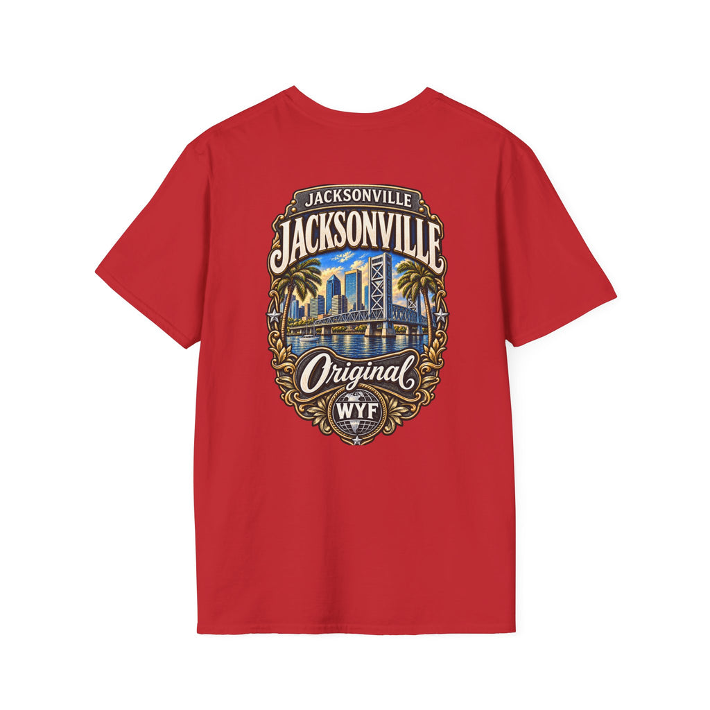 WYF Jacksonville T-Shirt | Jacksonville Souvenir & Where You From Streetwear