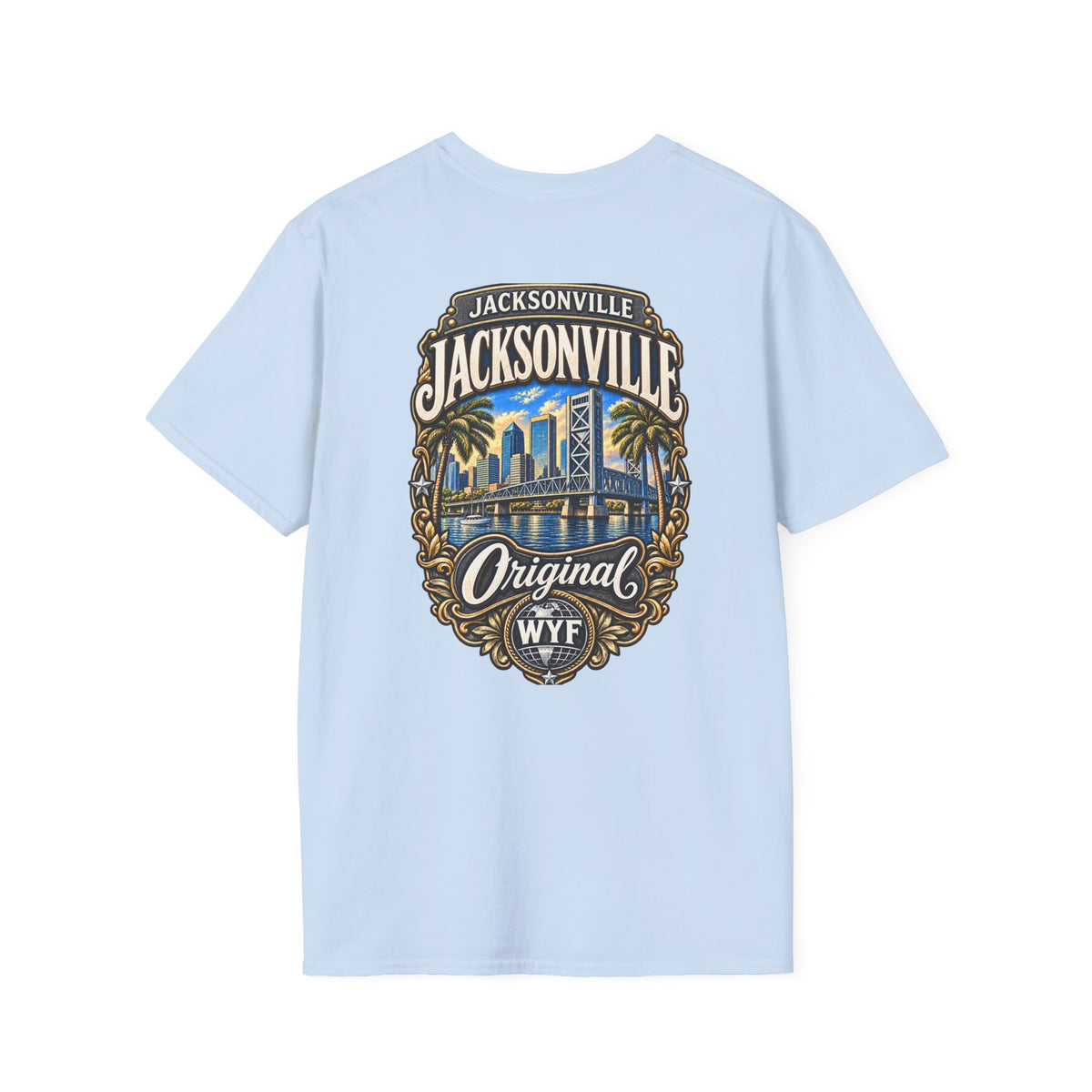 WYF Jacksonville T-Shirt | Jacksonville Souvenir & Where You From Streetwear