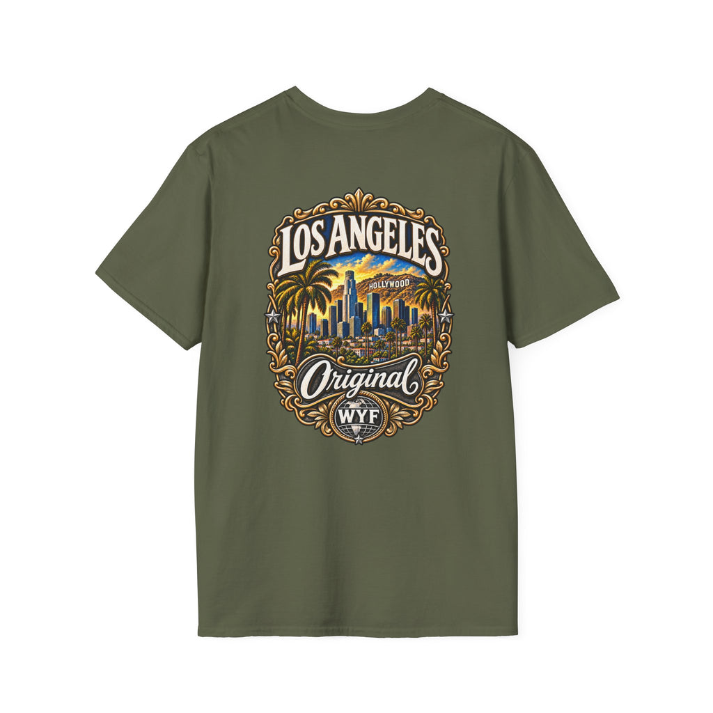 WYF Los Angeles T-Shirt | Los Angeles Souvenir & Where You From Streetwear
