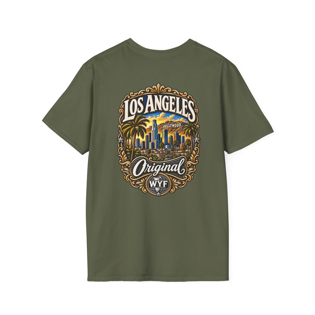 WYF Los Angeles T-Shirt | Los Angeles Souvenir & Where You From Streetwear
