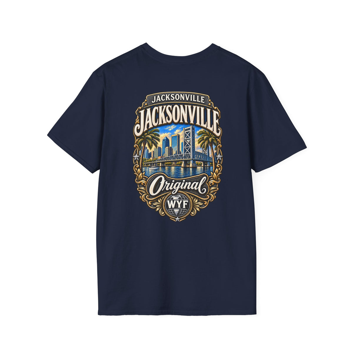 WYF Jacksonville T-Shirt | Jacksonville Souvenir & Where You From Streetwear